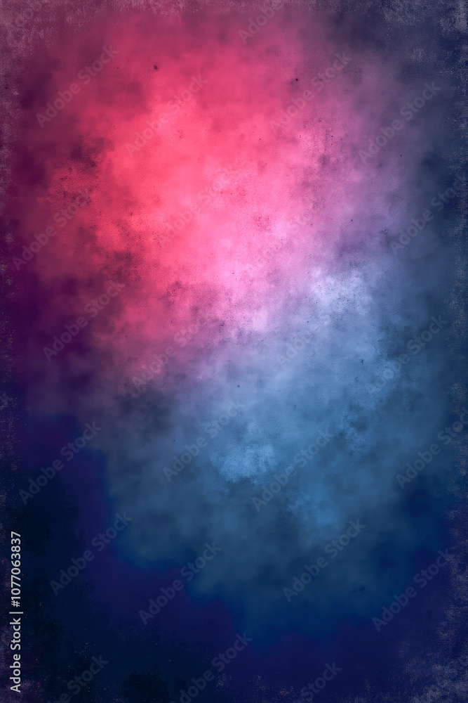 Fototapeta premium bright cloudy red and blue gradient
