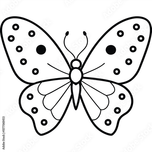 Speckled Wood butterfly vector illustrations on a white background.