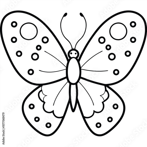 Speckled Wood butterfly vector illustrations on a white background.