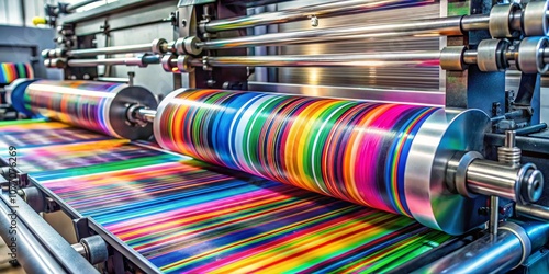 Printing Press Ink Rollers, Color Palette, Printing , offset printing, color printing