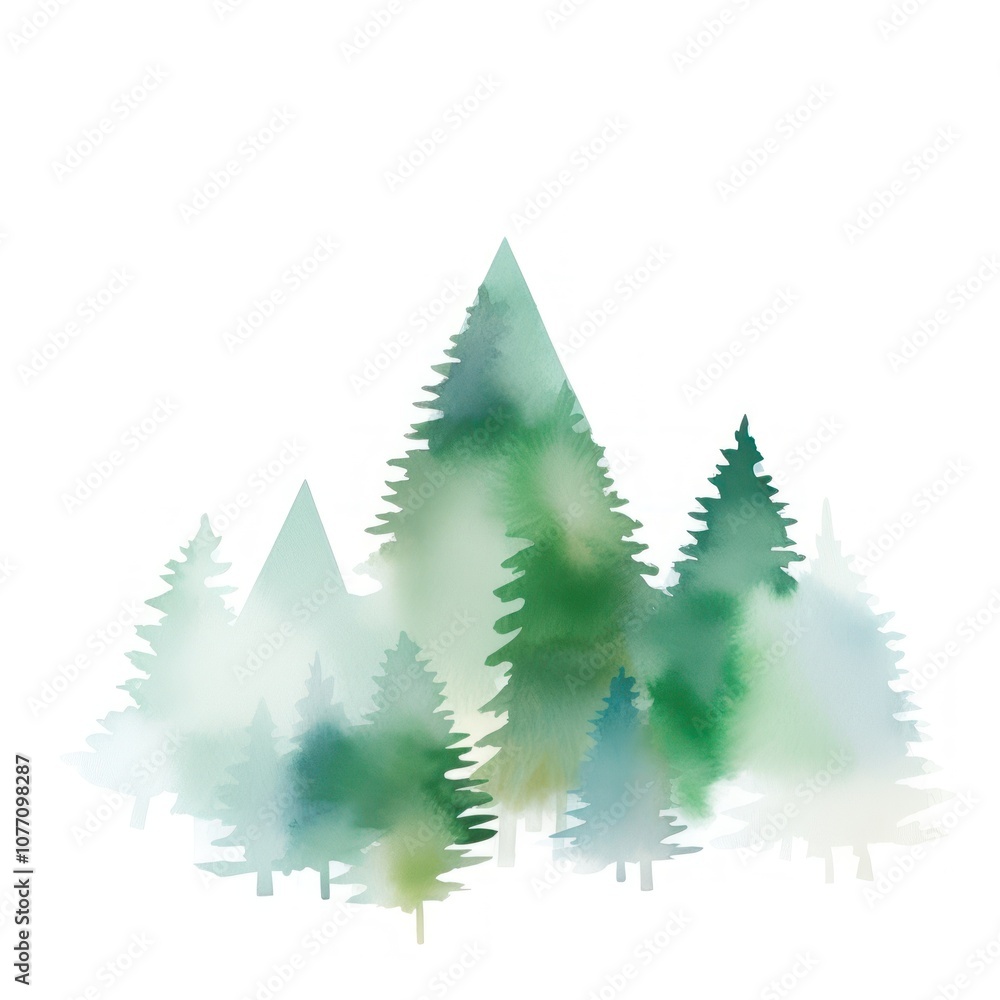 Obraz premium Forest backgrounds outdoors plant.