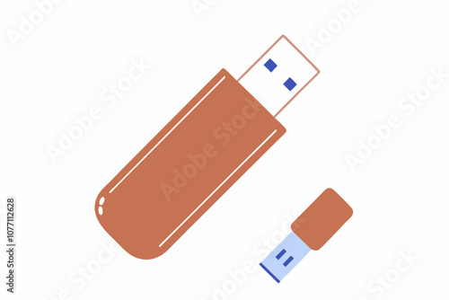 Fiery Flash Drive: A Chrome-Plated USB Memory Stick Ignites in a Blaze of Color