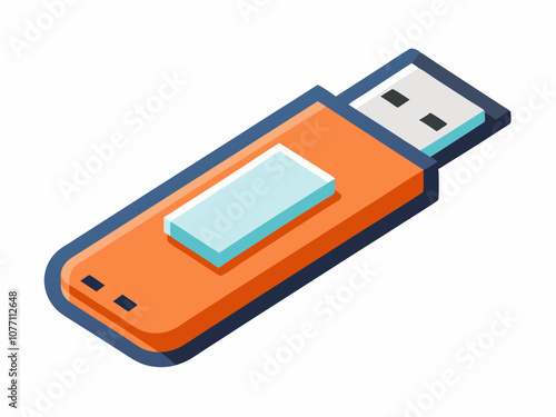 Fiery Flash Drive: A Chrome-Plated USB Memory Stick Ignites in a Blaze of Color