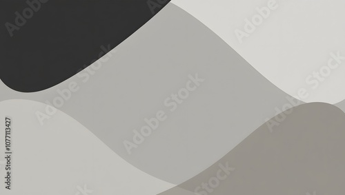 A minimalist background with gray tones alternating with a touch of black, designed specifically for websites. It has a clean and modern look with a lot of white space. photo