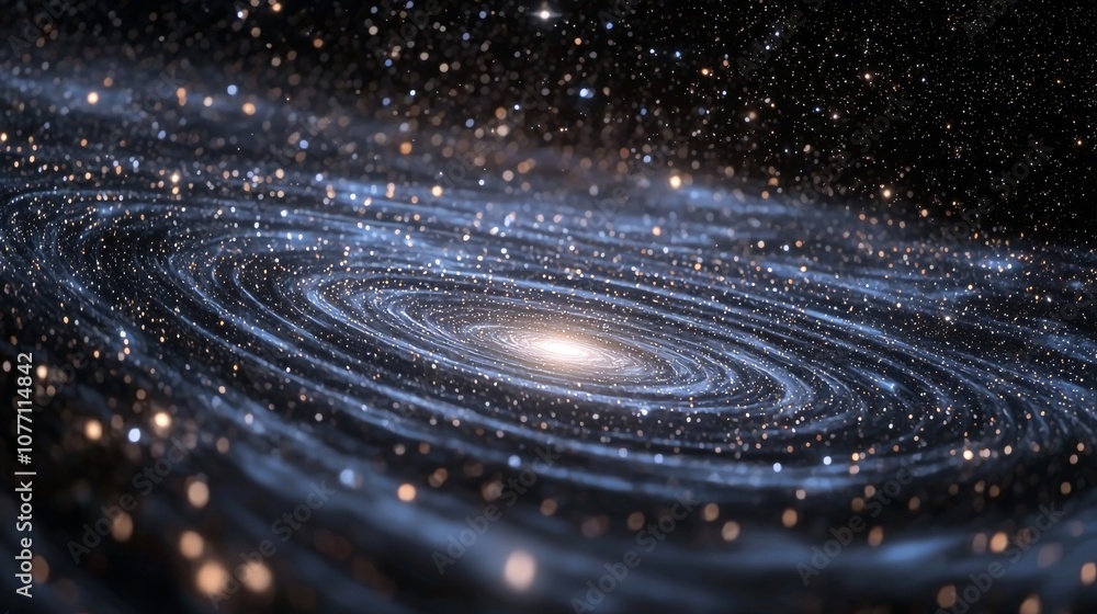Fototapeta premium Universe nebula, Milky Way