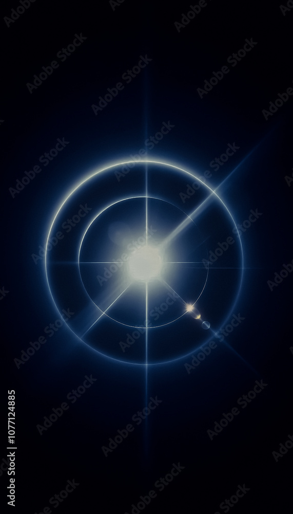 Obraz premium blue planet in space