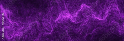 Abstract Purple and Black Fluid Art with Organic Marble Texture and Cosmic Vibes