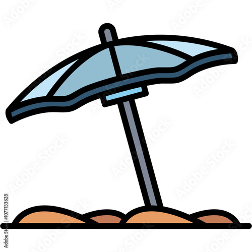 Beach Umbrella Icon