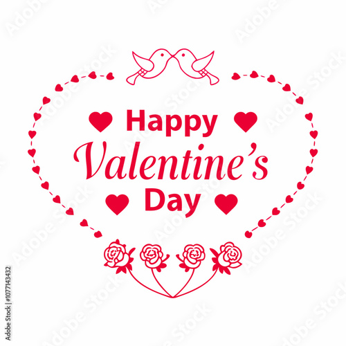 Wallpaper Mural Happy Valentine Day Typography Design Torontodigital.ca