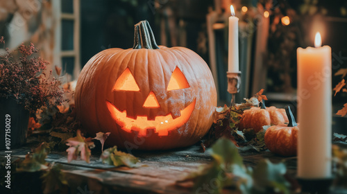 Spooky pumpkin carvings