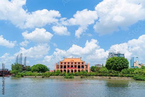 Nha Rong Wharf, a historical site located at the confluence of the Saigon River and Ben Nghe Canal, where President Ho Chi Minh left Vietnam in 1911. photo