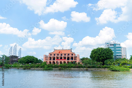 Nha Rong Wharf, a historical site located at the confluence of the Saigon River and Ben Nghe Canal, where President Ho Chi Minh left Vietnam in 1911.
