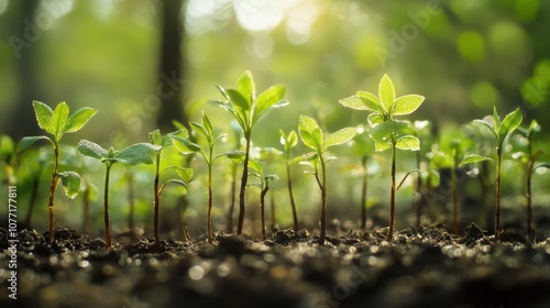 young plant seeds