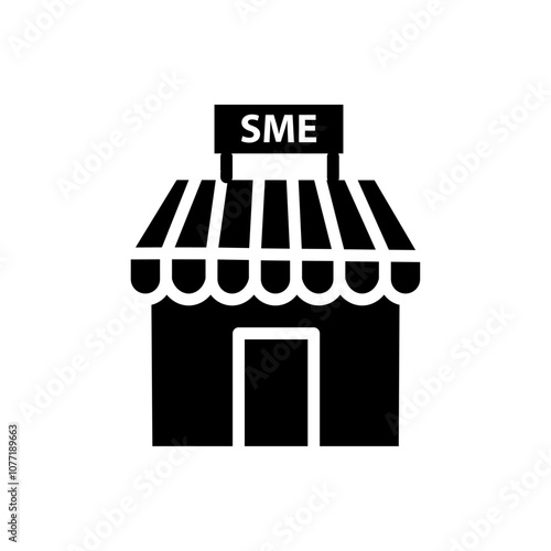 SME icon logo sign set vector outline