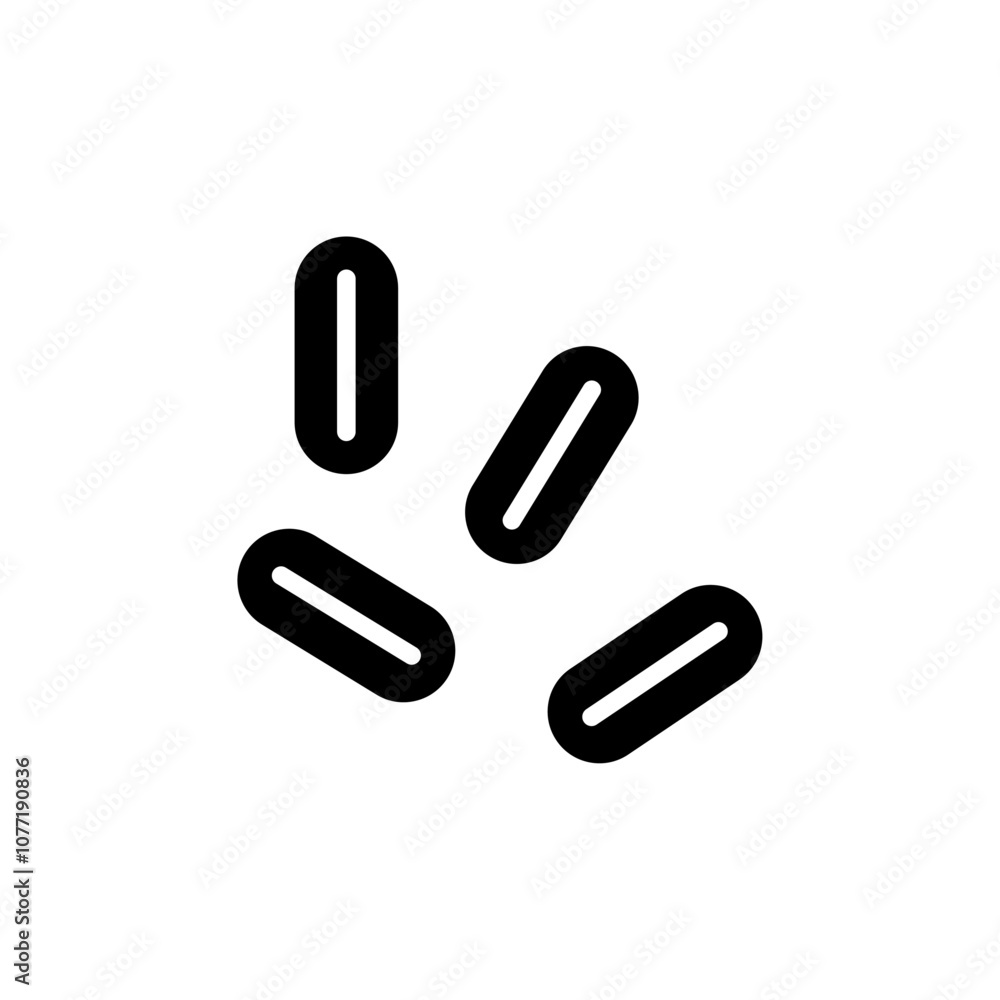 Obraz premium Yeast icon logo sign set vector outline