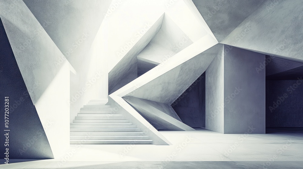 Obraz premium Abstract Concrete Architecture