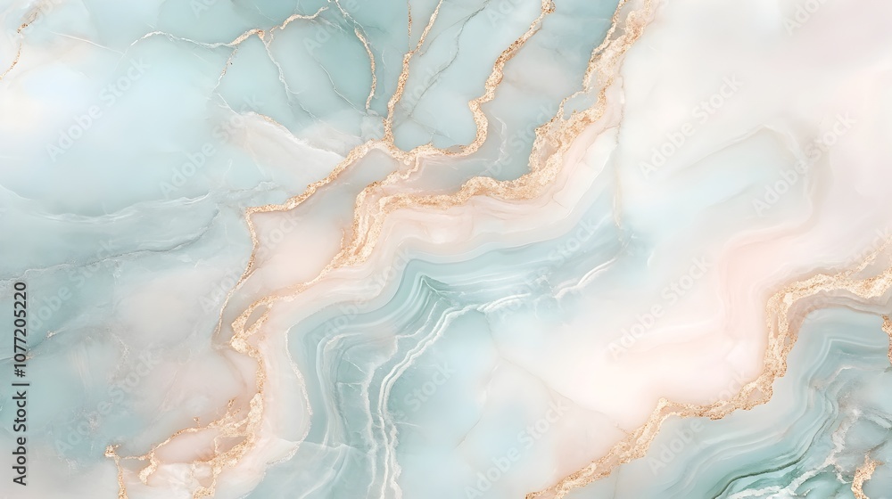 Fototapeta premium Soothing Pastel Marble Stone Texture Pattern in Minimalist Tones for Elegant Backgrounds