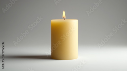 Wallpaper Mural A candle glows softly in tranquility Torontodigital.ca