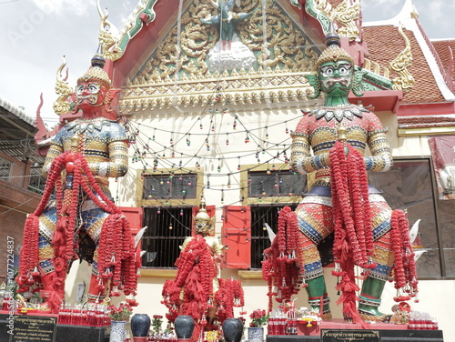 Wat Kaew Fah Chulamanee temple in Bangkok, Thailand.