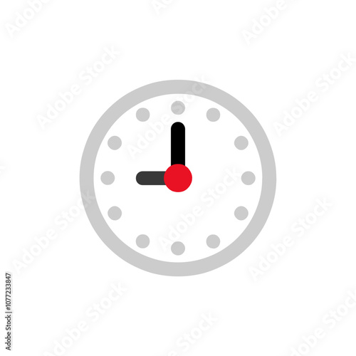 Clock at 9:00 O'Clock Emoji
