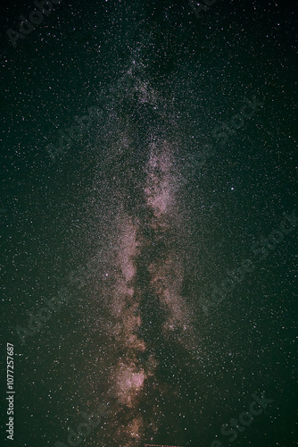 Stunning view of the Milky Way galaxy filled with stars in a clear night sky photo