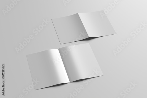 A4 Bifold Brochure Mockup
