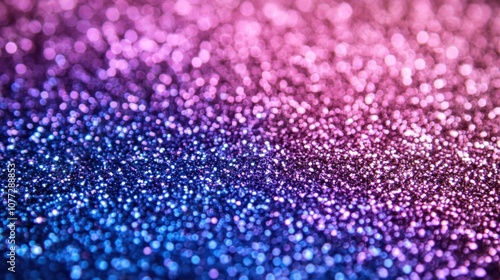 Mesmerizing Bokeh: Vibrant Glitter Background in Purple and Pink