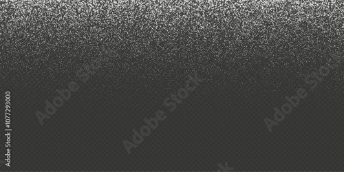 Obraz na płótnie Falling sugar powder, flying salt. White crystals isolated on a transparent background. Vector illustration. w salonie