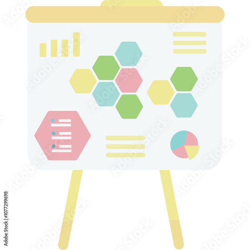 Education board vector school study flat icon