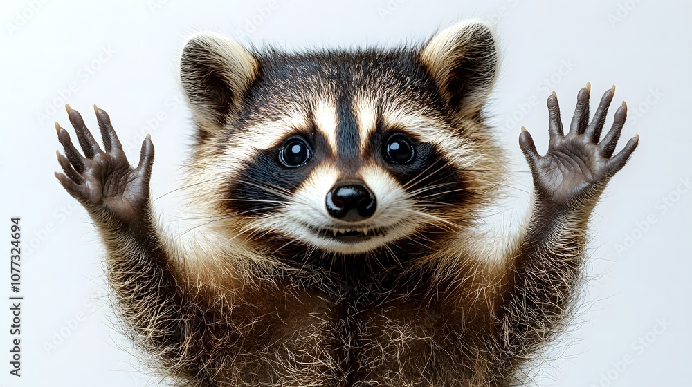 Fototapeta premium Curious Raccoon