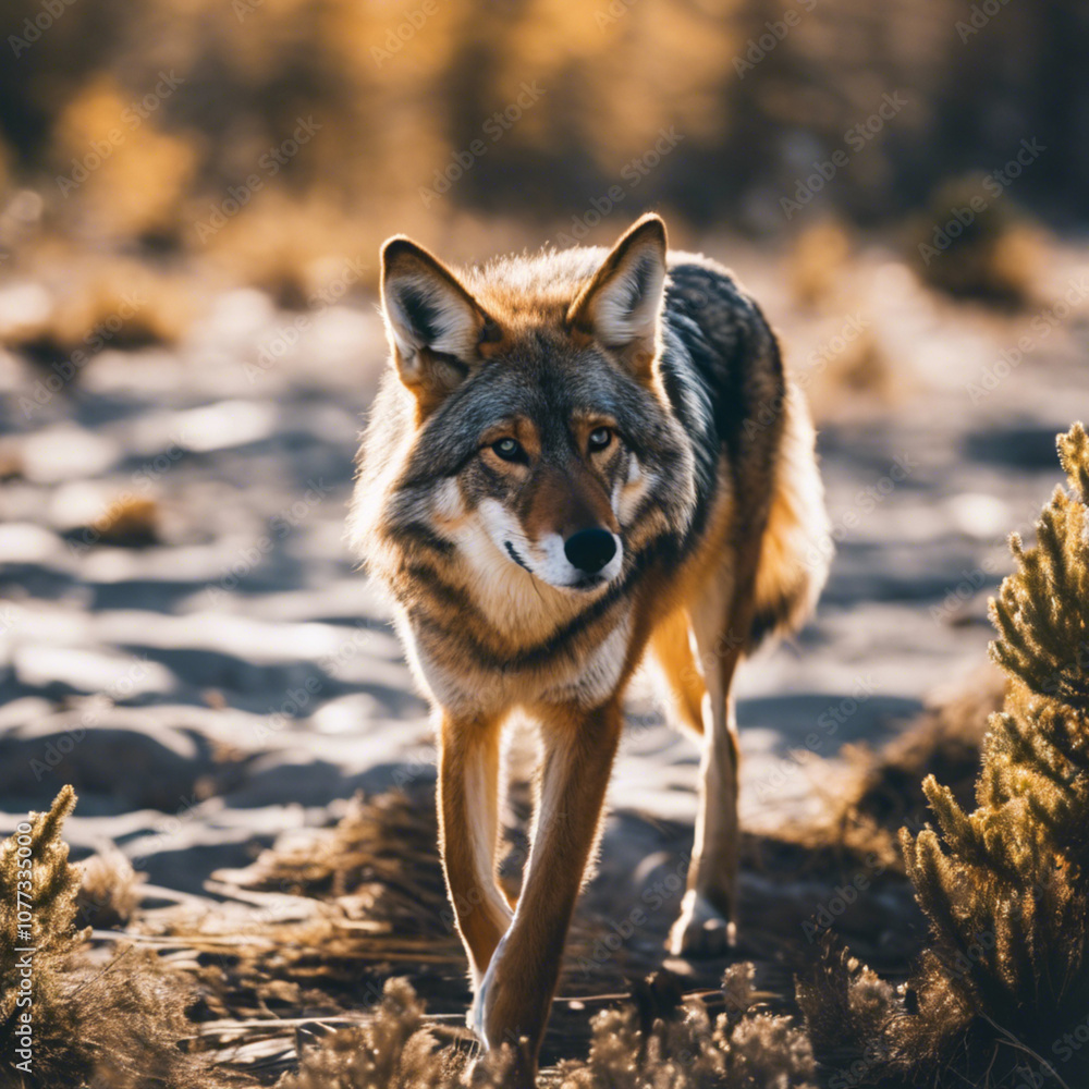 Fototapeta premium Coyote Closeup
