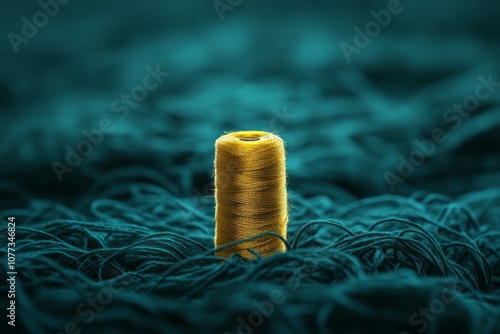 a golden rope
 photo