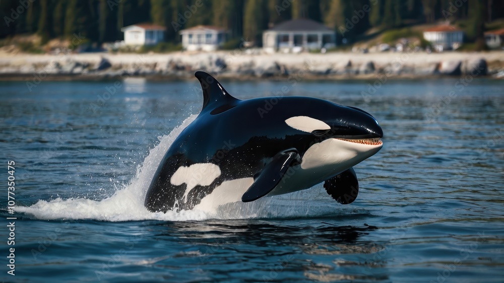 Obraz premium Killer whale in the natural environment