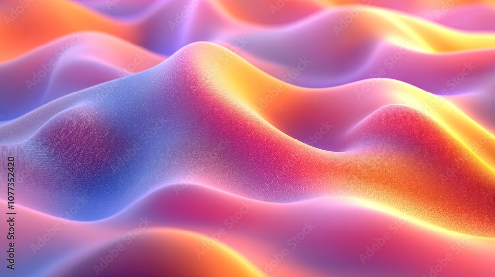 Obraz premium Abstract colorful wavy background. (1)