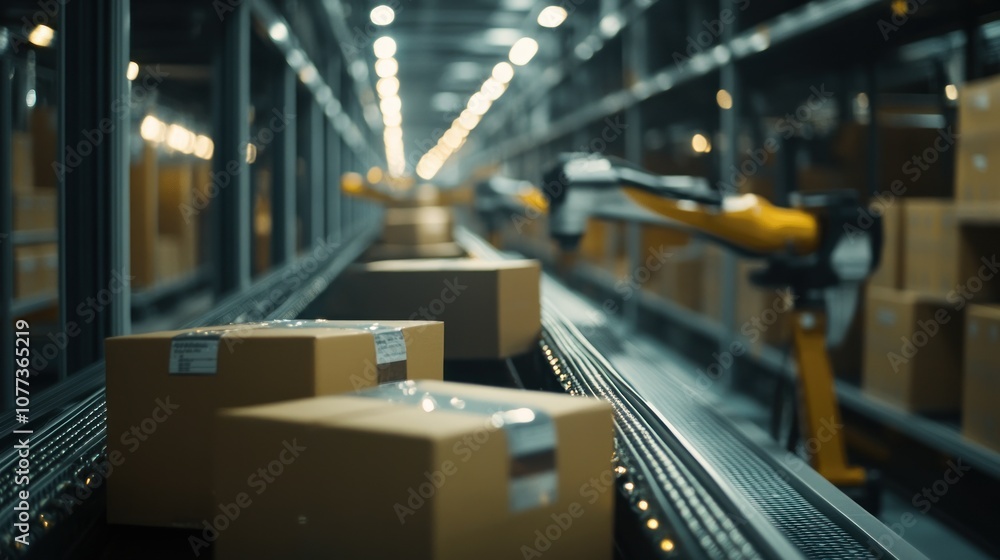 Automated Package Sorting System in a Warehouse Automated Package Sorting System in a Warehouse