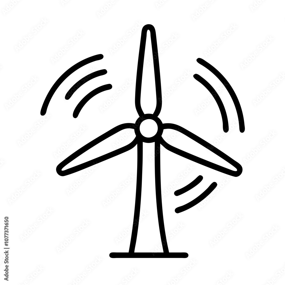 Rotating Wind Turbine Blades Icon
Rotating Wind Turbine Blades Icon