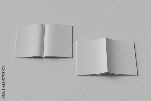 A4 Bifold Brochure Mockup