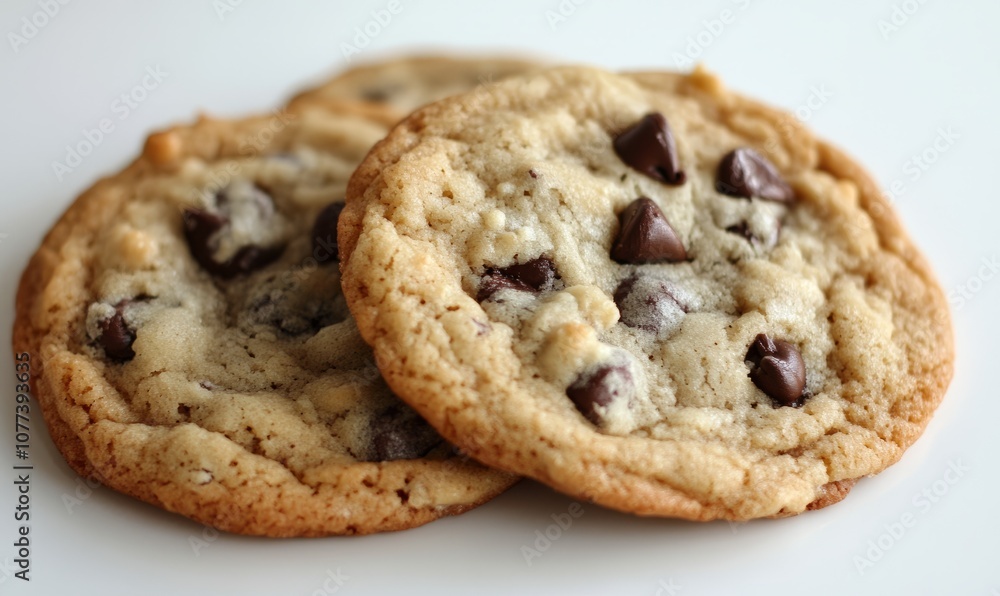 chocolate chip cookies are shown in this image chocolate chip cookies are shown in this image