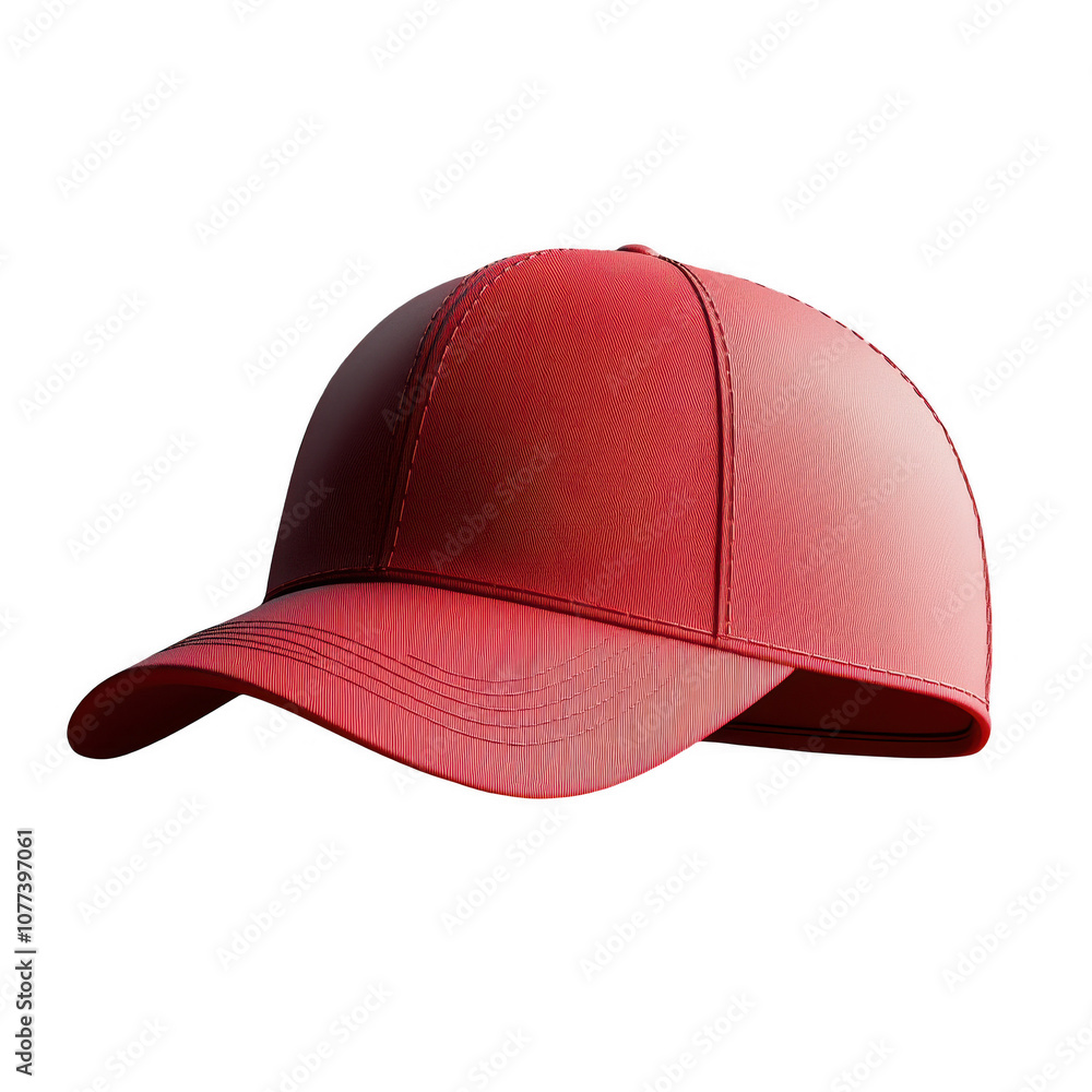 Vibrant Red Baseball Cap: A Bold Fashion Statement Vibrant Red Baseball Cap: A Bold Fashion Statement