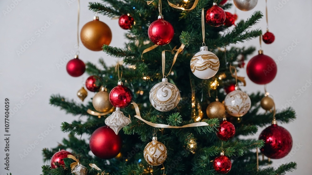 Christmas tree professional photography, happy new year Christmas tree professional photography, happy new year