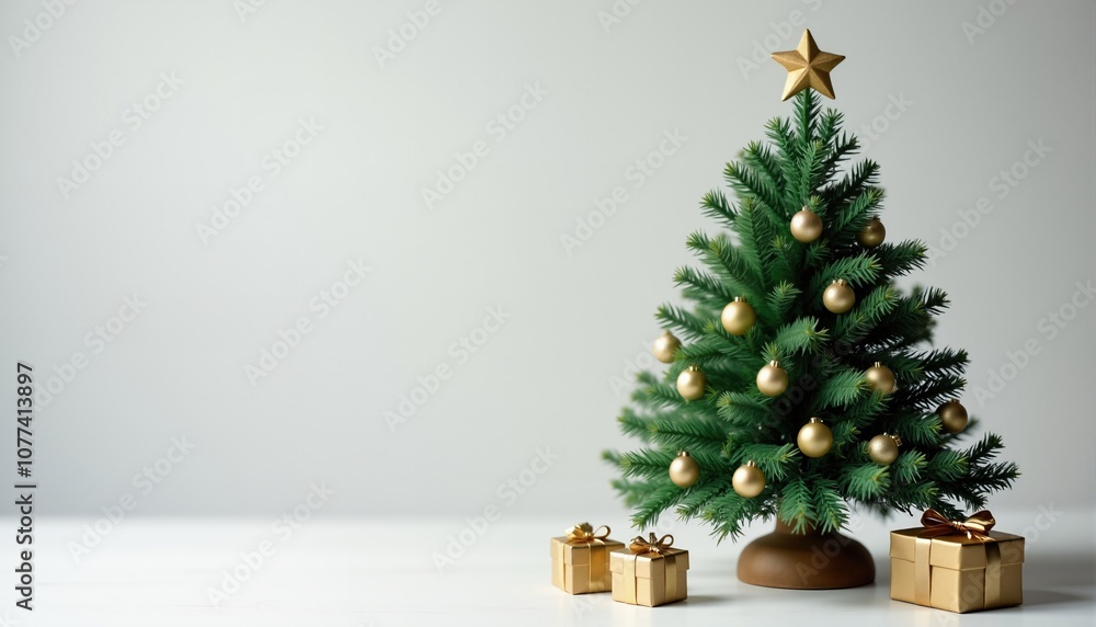 Christmas tree with gift boxes Christmas tree with gift boxes
