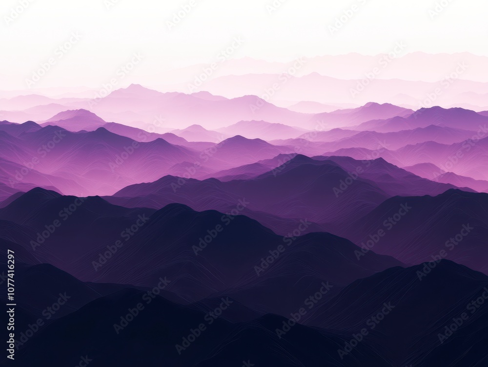 Obraz premium Purple Mountain Majesty