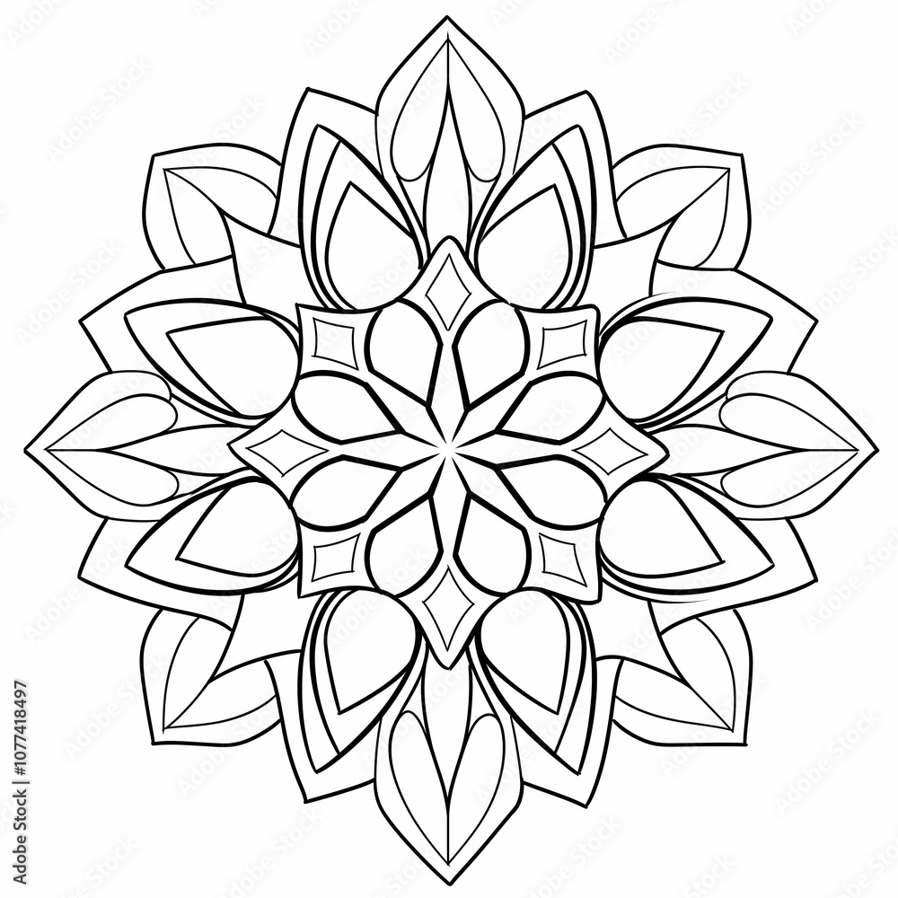 Snowflake on white background Snowflake on white background