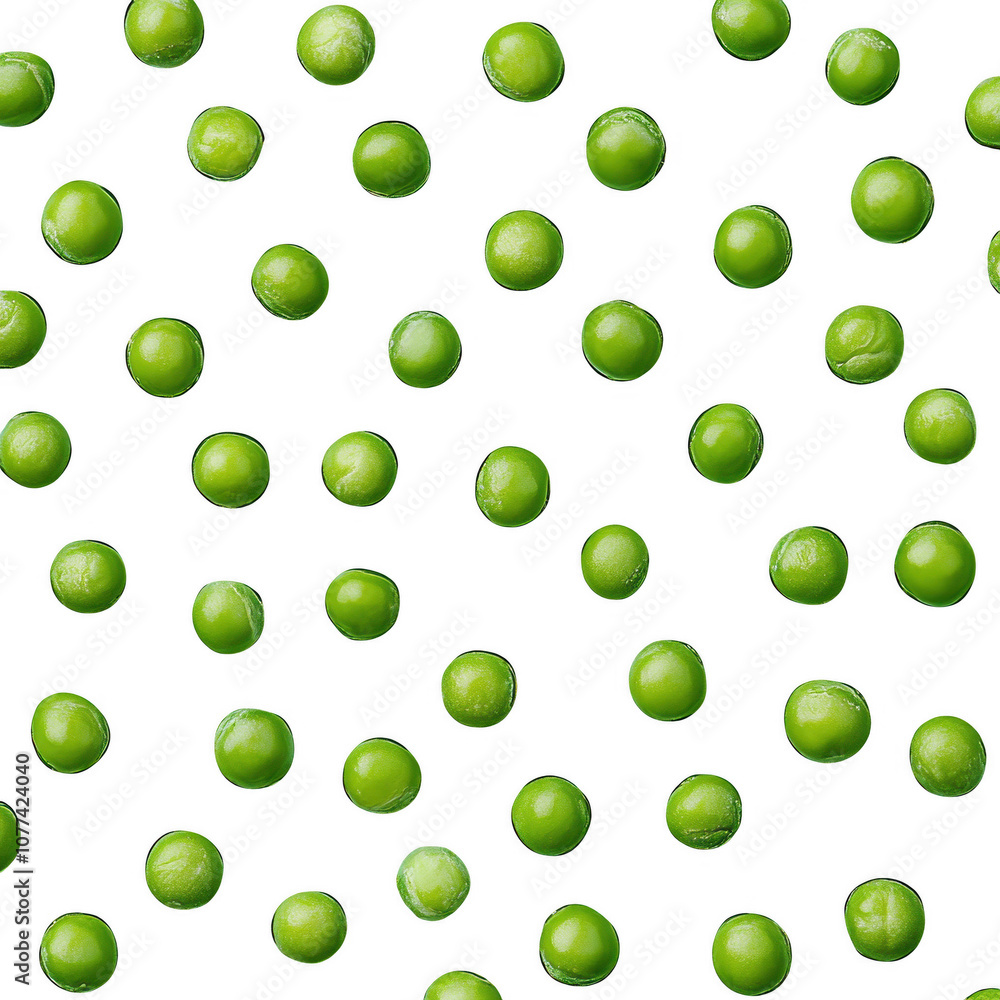 Fresh Green Peas Pattern Fresh Green Peas Pattern