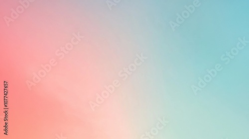 Soft pastel shapes blend into one another, creating an inviting atmosphere with a minimalist aesthetic that promotes tranquility. Generative AI