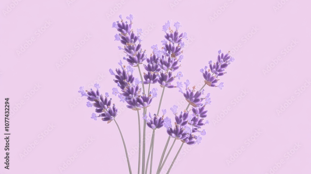 Naklejka premium gentle solid lavender color background for a relaxed and calming effect