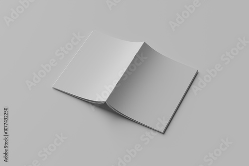 A4 Bifold Brochure Mockup