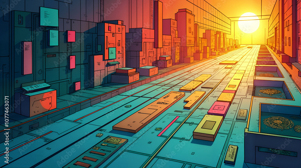 Abstract Diagram of the Strategy Pattern Concept in Programming Using ...