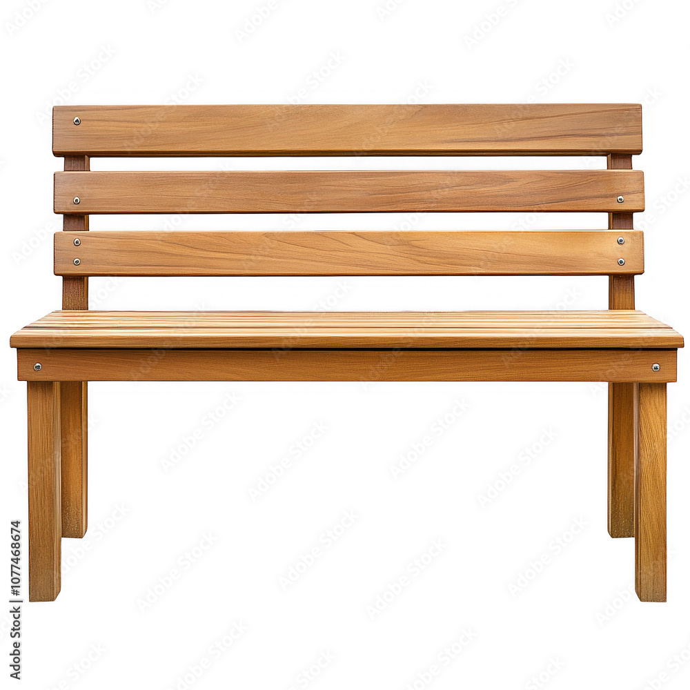 Rustic Wooden Bench in Peaceful Natural Setting Rustic Wooden Bench in Peaceful Natural Setting