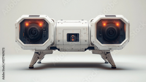 Advanced anti-drone jamming device showcasing modern military technology